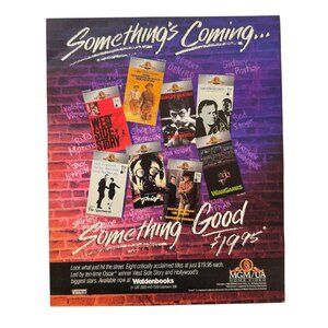 Vintage 1988 MGM Home Video Waldenboooks Advertisement Print Ad